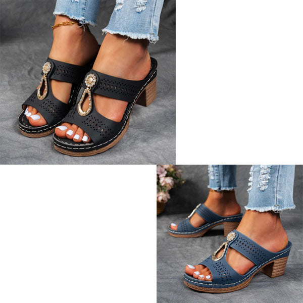 GlitzStep | Orthopädische Sandalen mit Strass