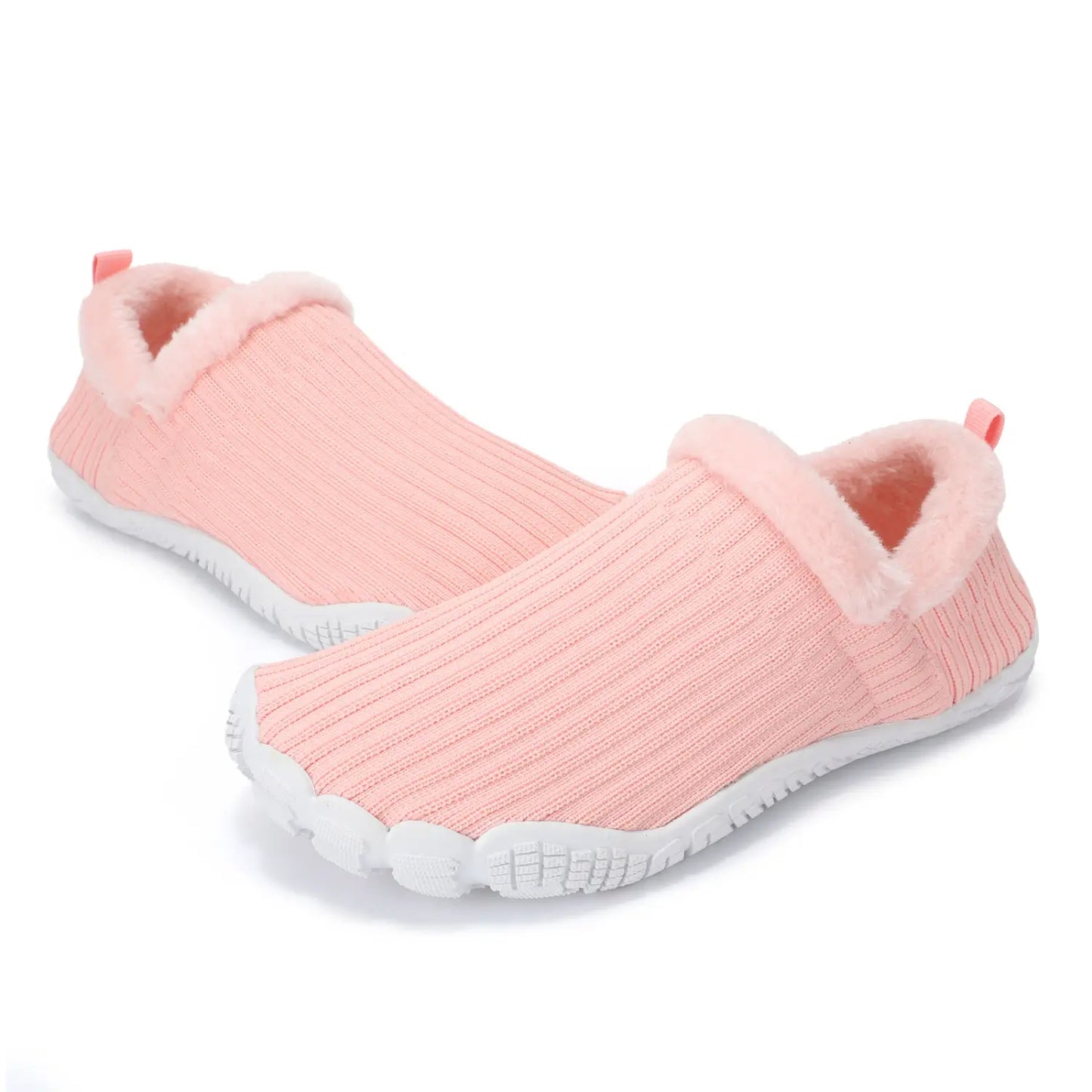 Natuvo | Ultrawarme Barfuß-Hausschuhe mit Anti-Rutsch-Sohle & Kuschel-Fleece