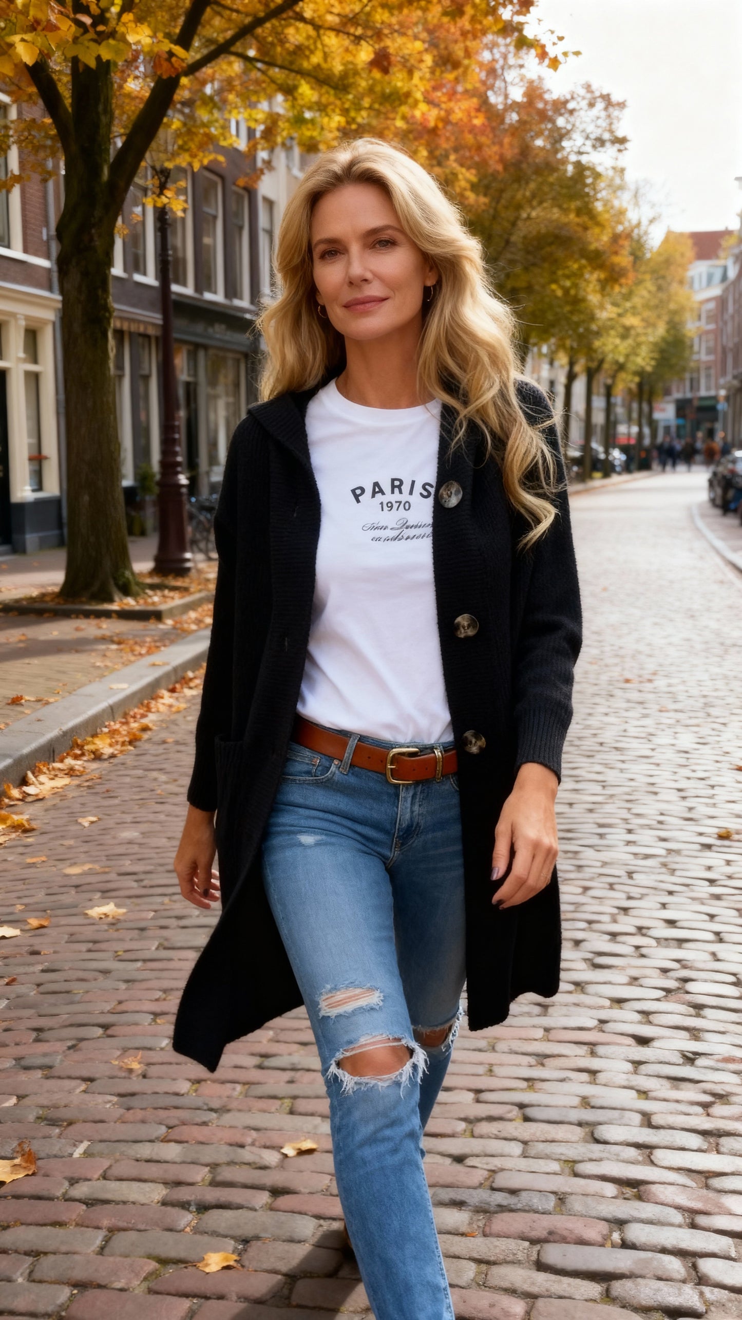 Elenora | Langer Strick-Cardigan für stilvolle Momente