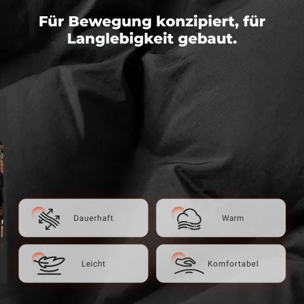 Kalen | Wattierte Herrenjacke mit Kapuze