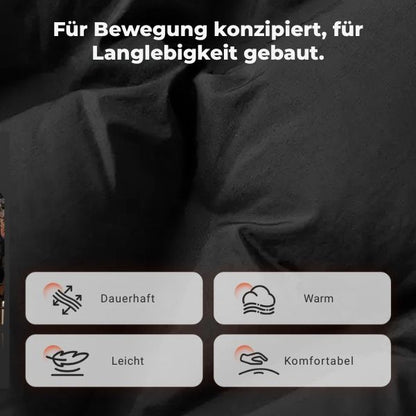 Kalen | Wattierte Herrenjacke mit Kapuze