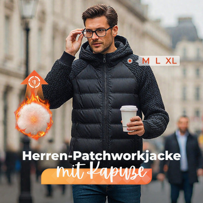 Kalen | Wattierte Herrenjacke mit Kapuze