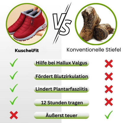KuschelFit | Ergonomische, wasserdichte & warm gefütterte Herbst- und Winterschuhe