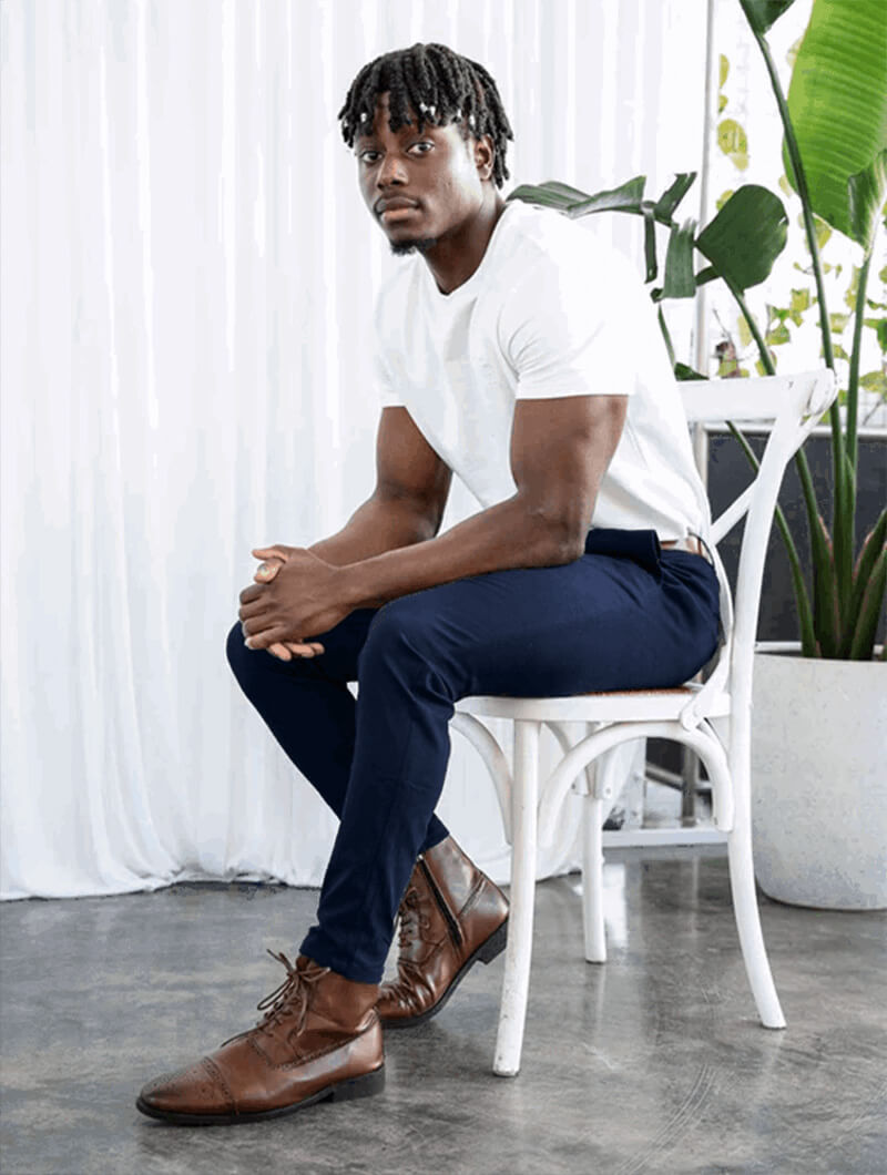 LIV | Elastische Slim-Fit Hose