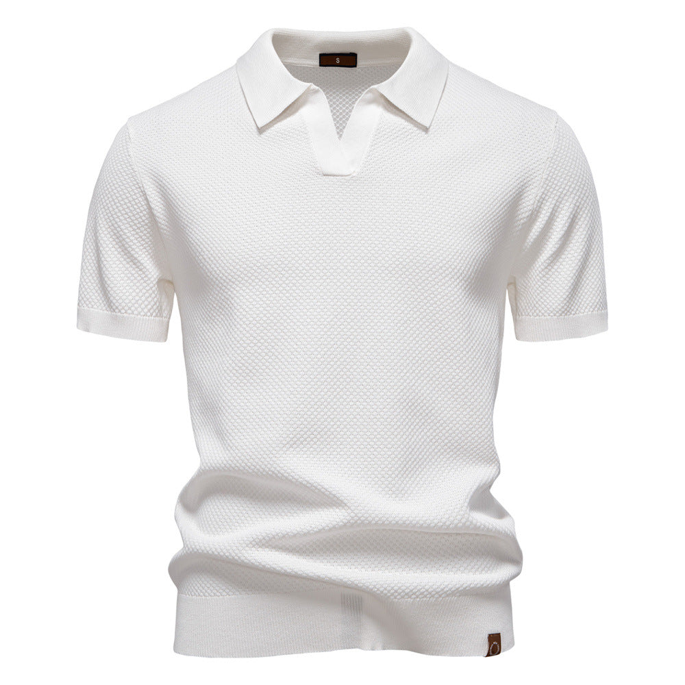 Marcero | Strukturiertes Herren Polo-Shirt