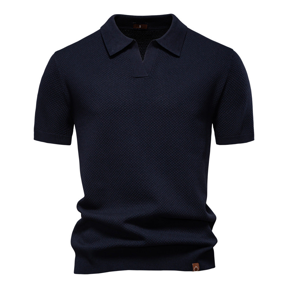 Marcero | Strukturiertes Herren Polo-Shirt