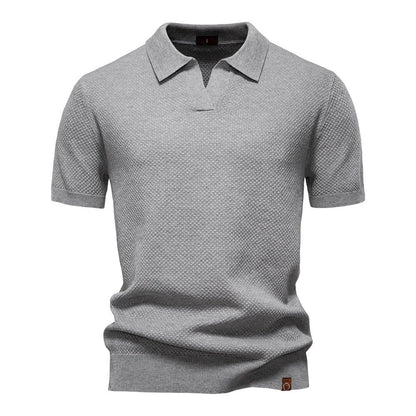 Marcero | Strukturiertes Herren Polo-Shirt