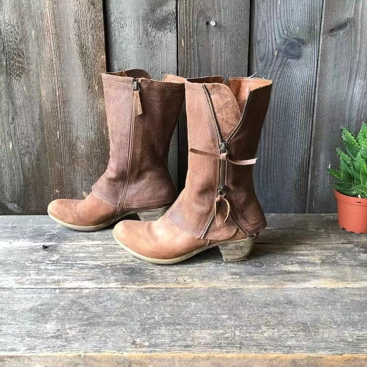 Nordglanz | Elegante Herbststiefel mit Fleecefutter & Regenschutz