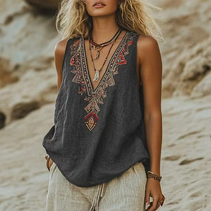 Solea | Boho Tanktop im Vintage-Stil