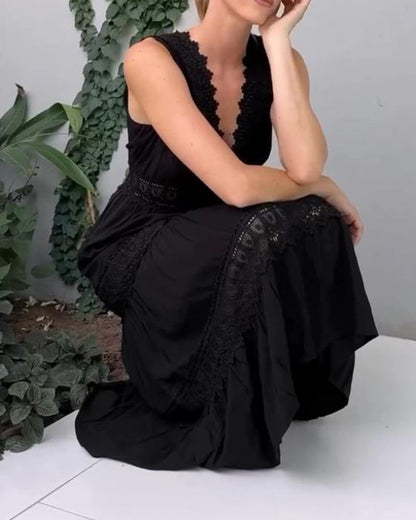 Aurelia | Boho-Midikleid mit Spitze