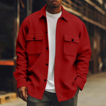 Varden | Stilvolle Jacke mit Knöpfen und Fronttaschen für Herren